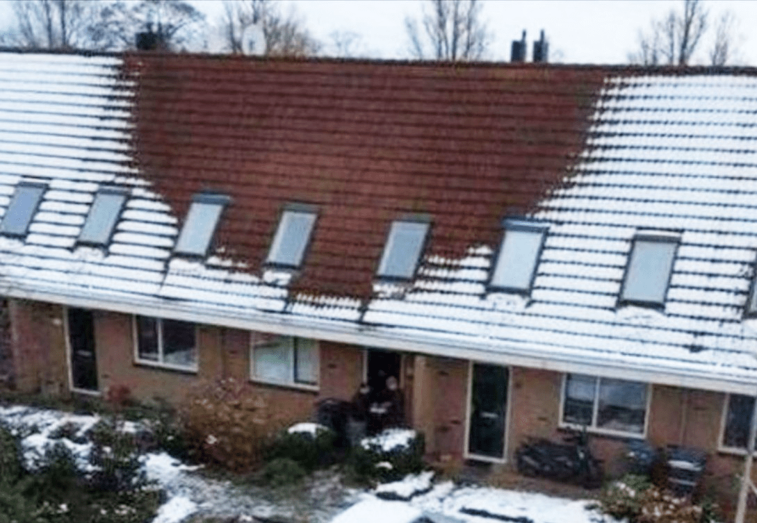 Several people from a small town in the Netherlands called the police after noticing something extremely strange at the house of nearby neighbors