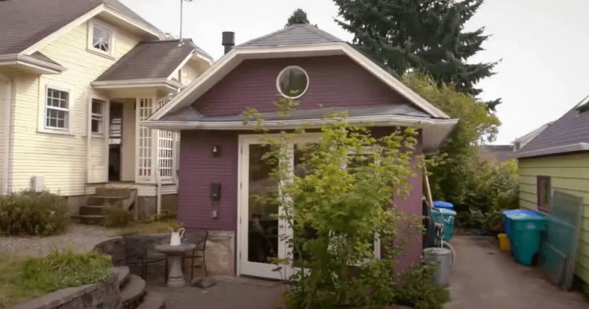 The family converts the garage into a beautiful tiny home for Grandma so she can live close by