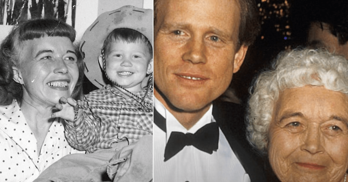 Ron Howard wept when his mother was cast in a role years after she had given up career because of her kids